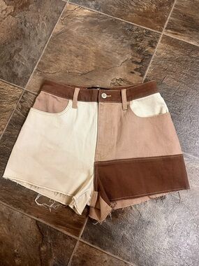 Hollister colorblock shorts